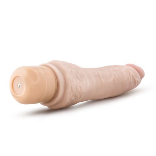 Dr Skin Cock Vibe 7 8.5in Vibrating Cock Beige - Image 6