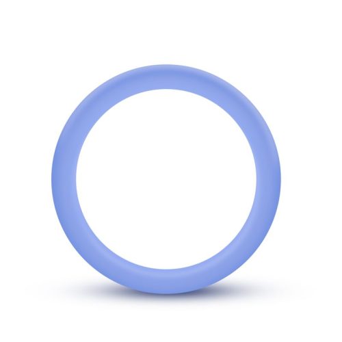 Performance Silicone Glo Cock Ring Blue Glow - Image 3