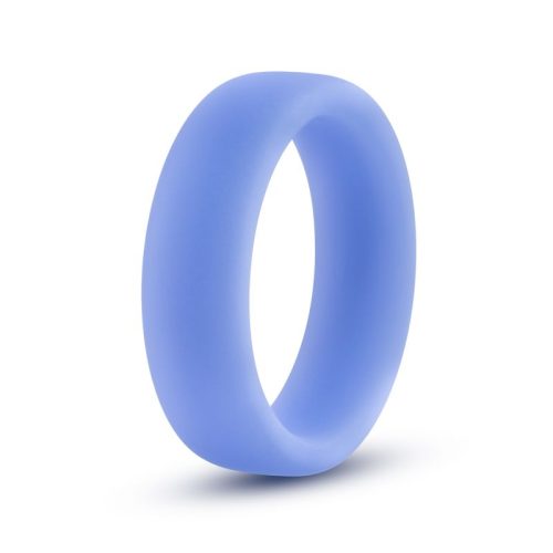 Performance Silicone Glo Cock Ring Blue Glow - Image 4