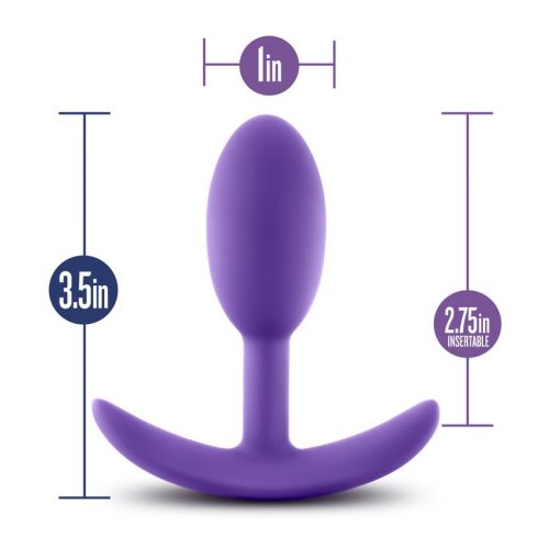 Luxe Wearable Vibra Slim Plug Small Purple - Image 7