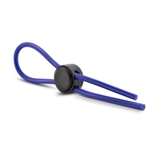 Stay Hard Silicone Loop Cock Ring Blue - Image 4