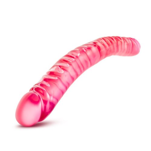 B Yours Double Dildo Pink 18in - Image 4