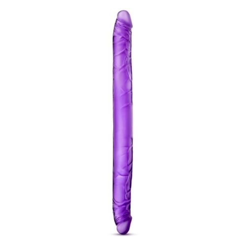 B Yours Double Dildo Purple 16in - Image 3