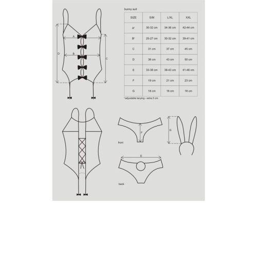Bunny Suit 4 Pc Costume - Image 6