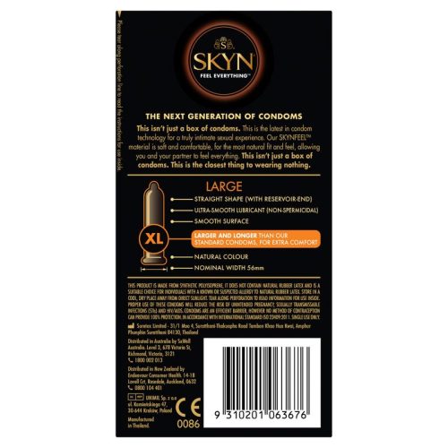 SKYN Large Condoms 10 Pc - Image 4