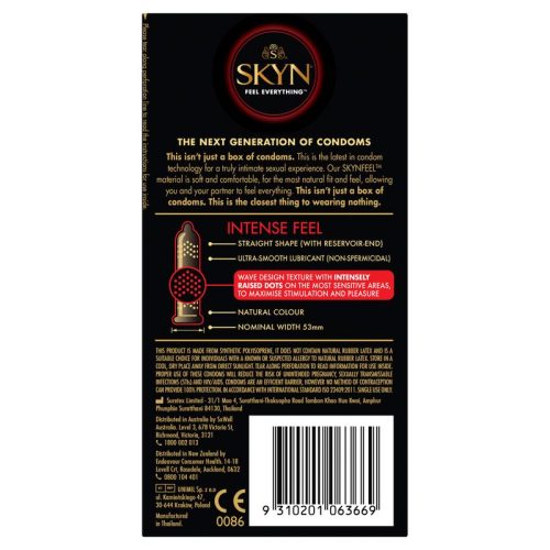 SKYN Intense Feel Condoms 10 Pc - Image 4