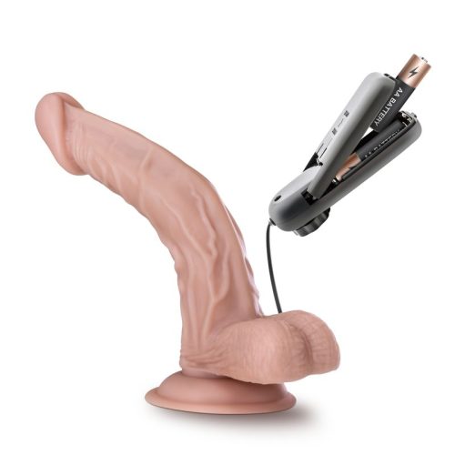 Dr Skin Dr Sean 8in Vibrating Cock with Suction Cup Vanilla - Image 3