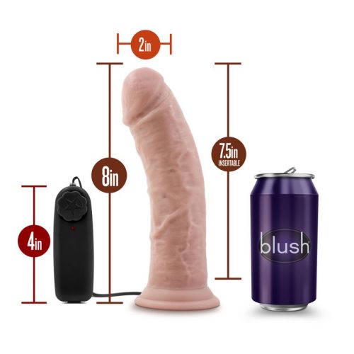 Dr Skin Dr Joe 8in Vibrating Cock with Suction Cup Vanilla - Image 8