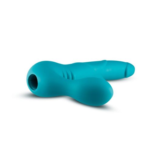 Temptasia Luna Strapless Silicone Dildo Teal - Image 5