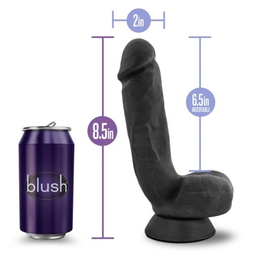 Au Naturel Bold Pound 8.5in Dildo Black - Image 7
