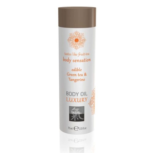 Shiatsu Luxury Body Oil Edible Green Tea and Tangerine