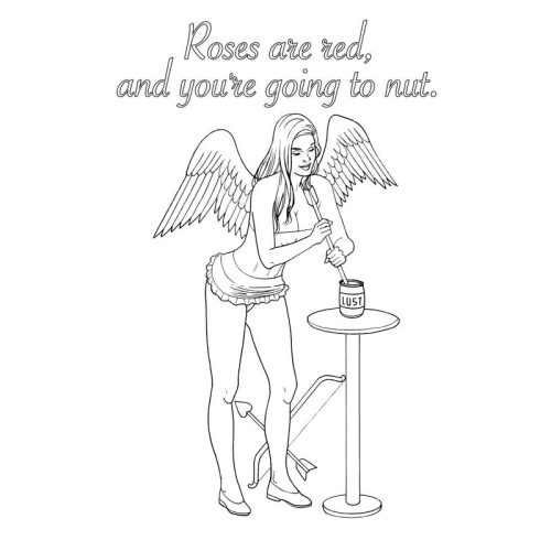 My Naughty Valentine Colouring Book - Image 3