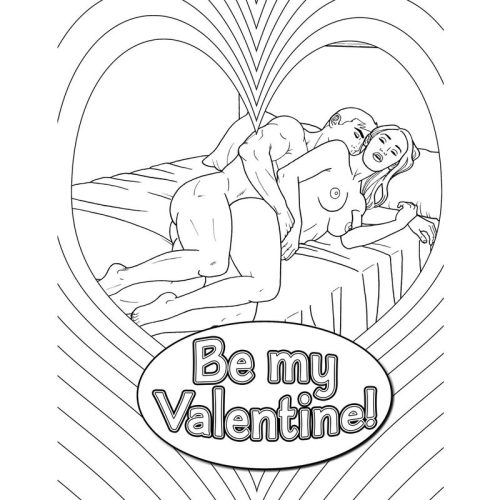 My Naughty Valentine Colouring Book - Image 4