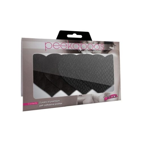 Classic Black Hearts Pasties - Image 3