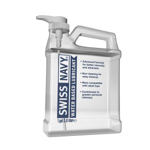 Swiss Navy Water Based Lubricant 1gal/3.8L