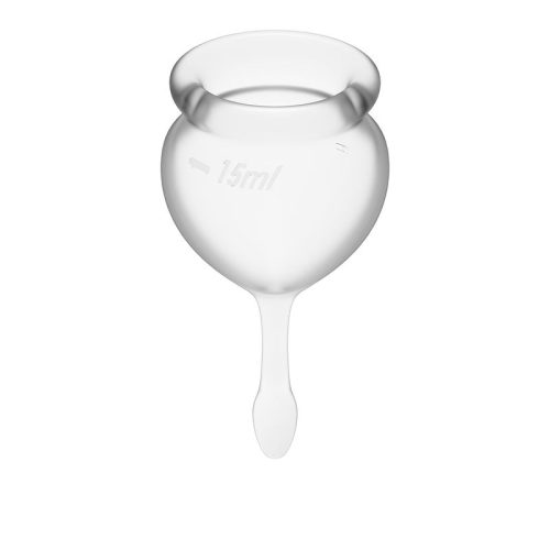 Feel Good Menstrual Cup Transparent 2pcs - Image 3