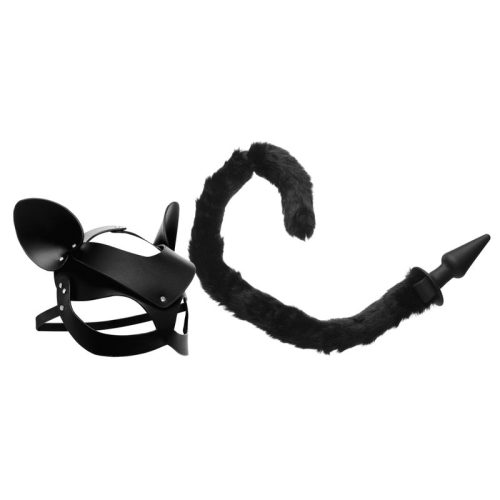 Cat Tail Anal Plug and Mask Set - Image 3