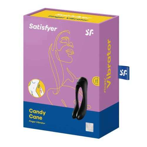 Satisfyer Candy Cane Finger Vibe Black - Image 5