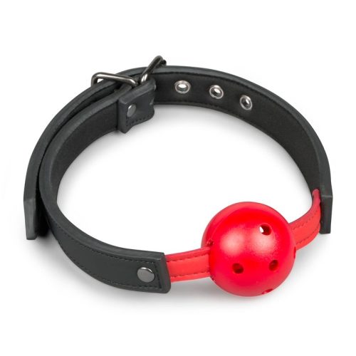 Ball Gag With PVC Ball Red - Image 3