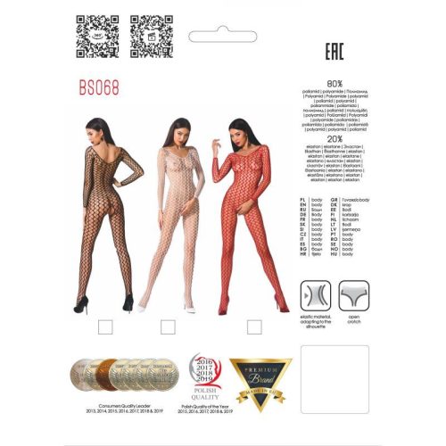 Bodystocking BS068 White - Image 5
