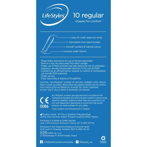 Lifestyles Regular Condoms 10 - Image 4
