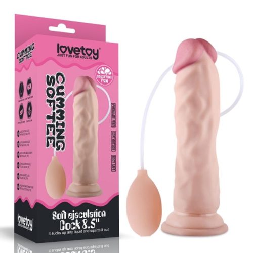 Soft Ejaculation Cock With Ball 8.5in