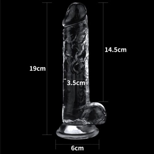 Clear Dildo 7.5in - Image 5
