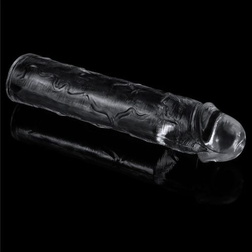Clear Penis Extender Sleeve Plus 2in - Image 3