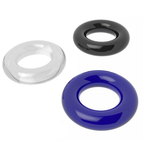 Coloured Triple Donut Cock Ring Set - Image 3
