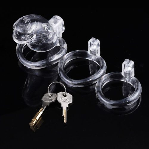 Brutus Shark Chastity Cage Clear - Image 4