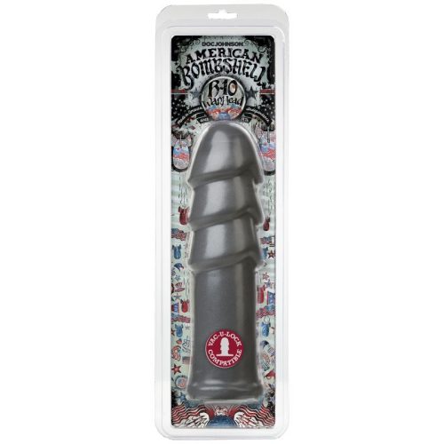 B-10 Warhead 10in Anal Dildo Gun Metal - Image 3