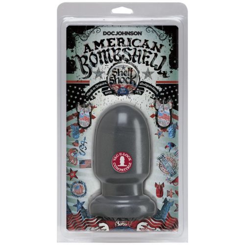 Shell Shock Small Anal Plug Gun Metal - Image 3