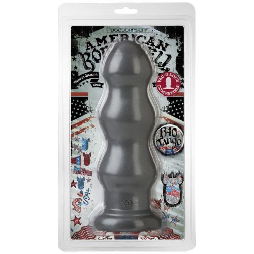 B-10 Tango 10in Anal Dildo Gun Metal - Image 3