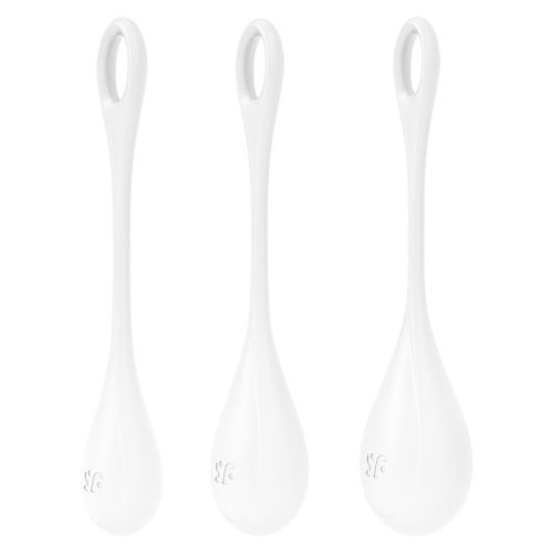 Satisfyer Yoni Power Balls 1 White 3 Pc Set - Image 6