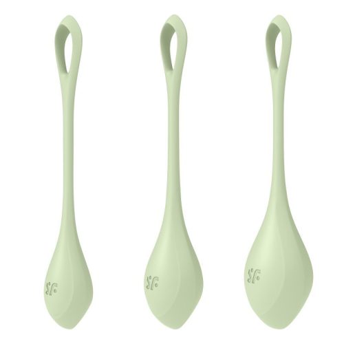 Satisfyer Yoni Power Balls 2 Green 3 Pc Set - Image 4
