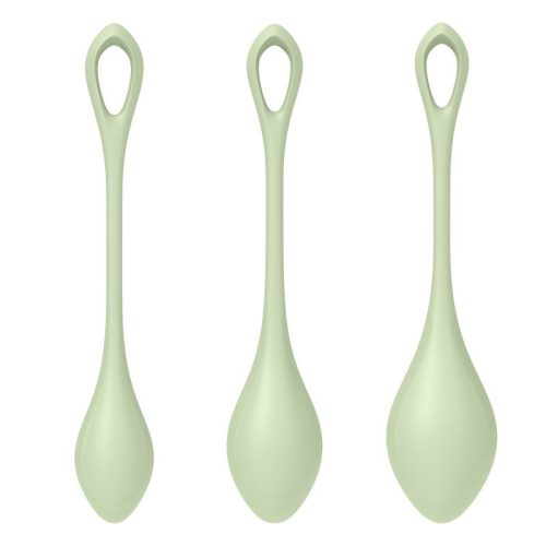 Satisfyer Yoni Power Balls 2 Green 3 Pc Set - Image 5