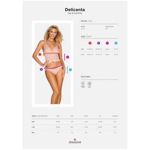 Delicanta Top and Panties Pink - Image 6
