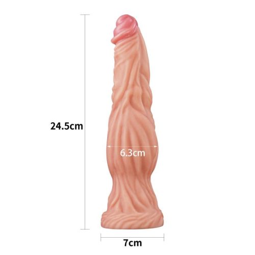 Nature Cock 9.5in Dual Layer Huge ALIEN Silicone Dildo - Image 3