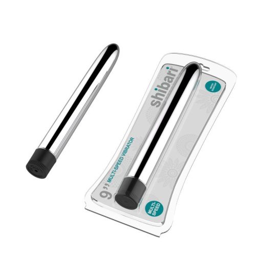 Shibari Multi-Speed Vibrator 9in Silver - Image 3
