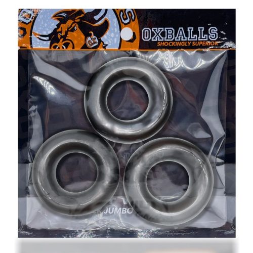Fat Willy 3 Pc Jumbo Cockrings Black - Image 3