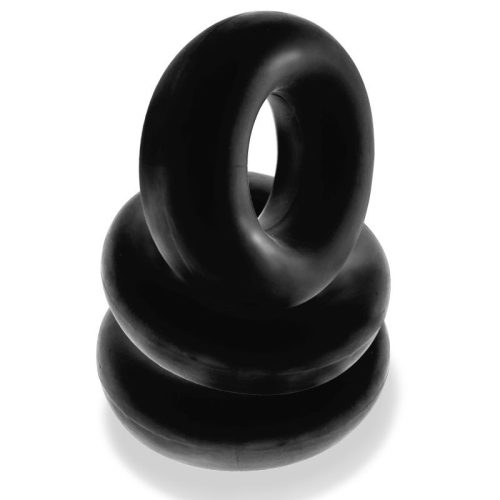 Fat Willy 3 Pc Jumbo Cockrings Black - Image 4