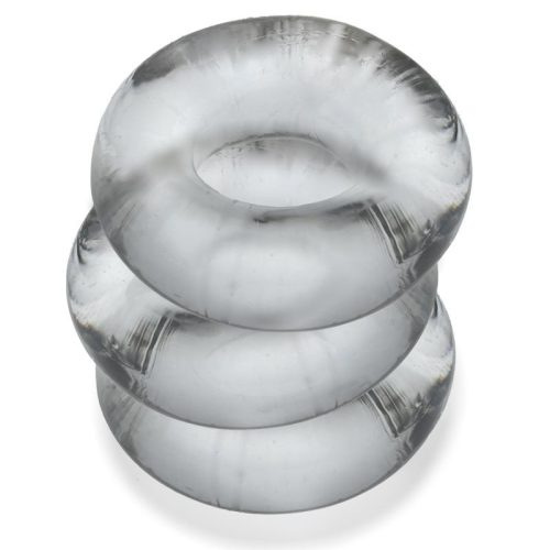 Fat Willy 3 Pc Jumbo Cockrings Clear - Image 4