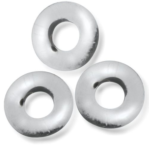 Fat Willy 3 Pc Jumbo Cockrings Clear - Image 6