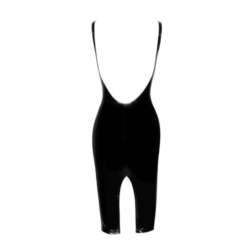 PVC Midi Dress w Front Zipper - Image 6