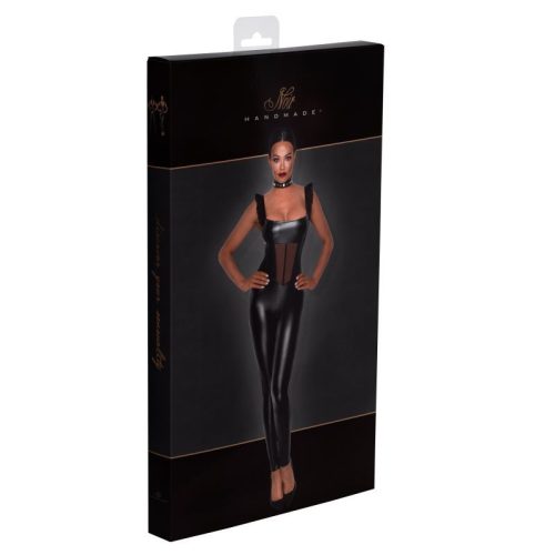Power Wetlook Overall w Tulle Panel - Image 7