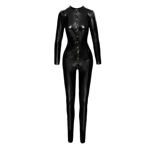 Long Button Up PVC Overall - Image 5