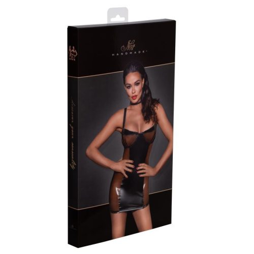 Short Dress w Power Wetlook Panels - Image 4