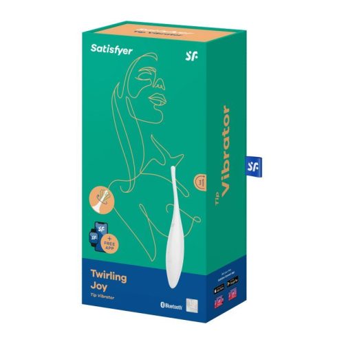 Satisfyer Twirling Joy Tip Stimulator White - Image 3