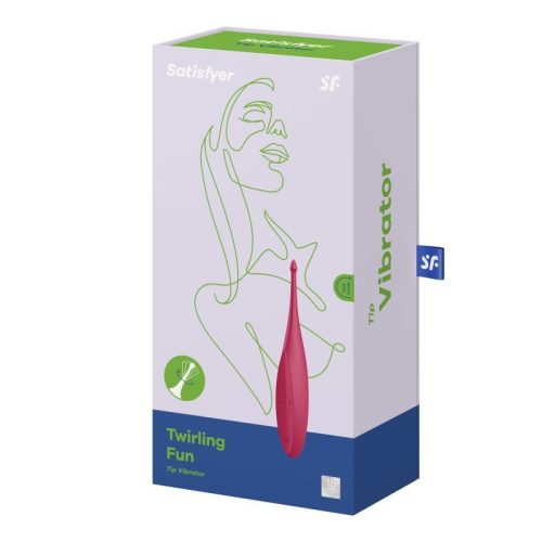 Satisfyer Twirling Fun Tip Stimulator Poppy Red - Image 3