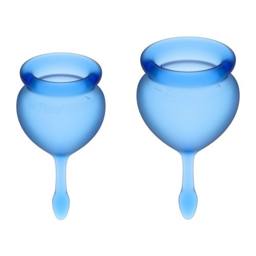 Feel Good Menstrual Cup Dark Blue 2pcs - Image 4